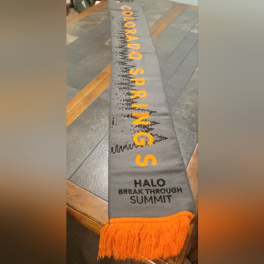 Let's Support Halo Breakthrough Summit Colorado Springs 2023 Conference Scarf